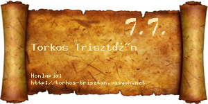 Torkos Trisztán névjegykártya